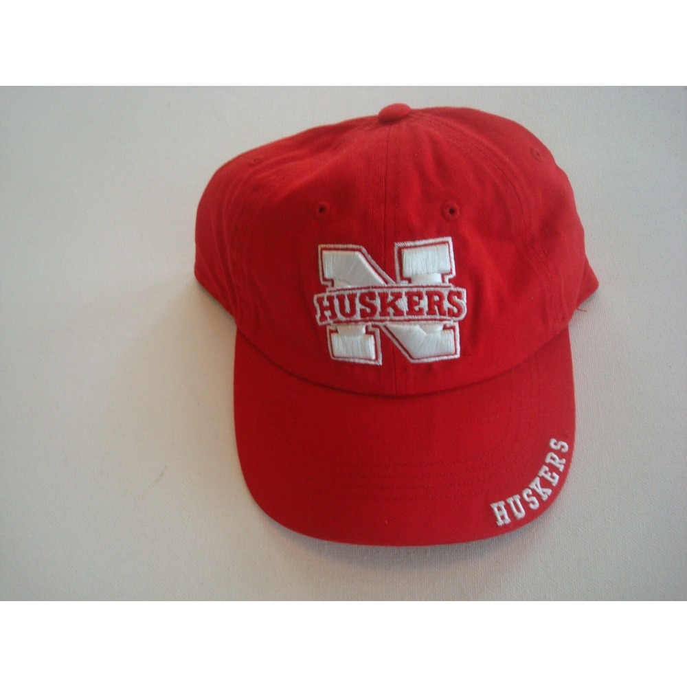 NEBRASKA HUSKERS NICE RARE‎    SCRIPT STRAPBACK HAT CAP VINTAGE EE4